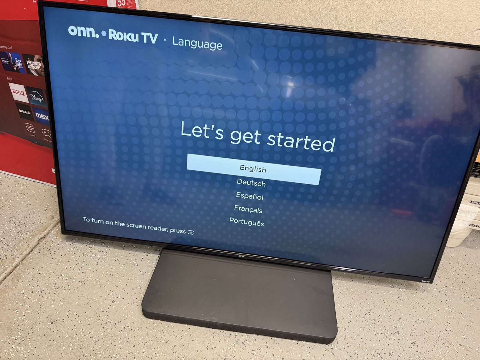 55" Onn. Roku Smart TV - 55 Inch LED TV - Like New Briefly Used