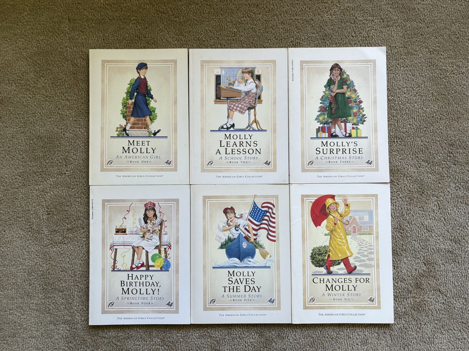 Vintage American Girl Molly Story Books