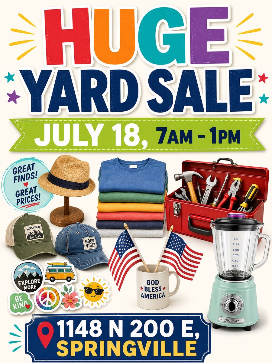 HUGE YARD SALE