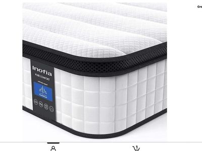 Free. Inofia Pure Comfort Memory Foam Mattress - Cooling Sleep Surface, Pressure Relief, Body Support