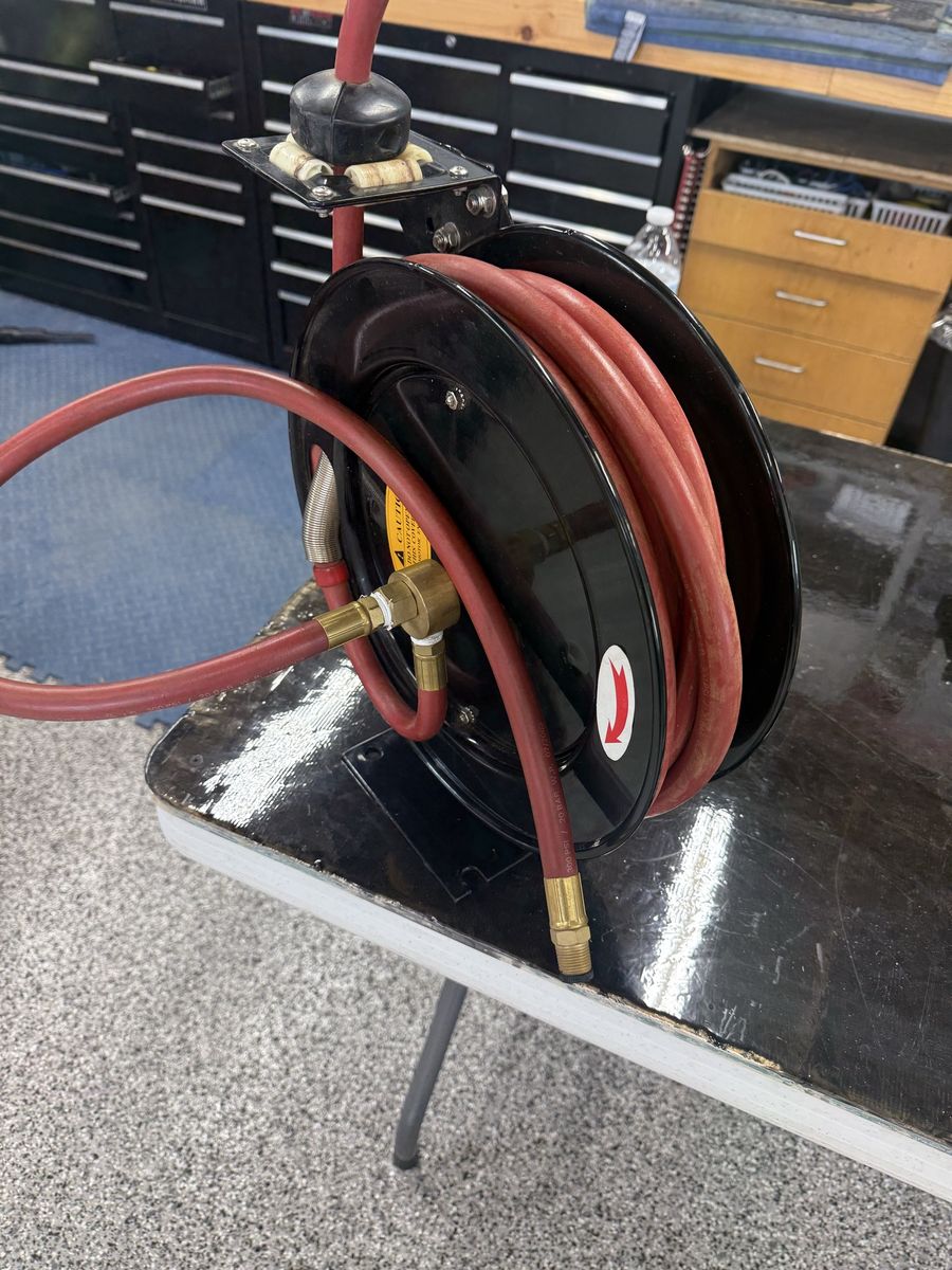 Heavy-Duty Retractable Air Hose Reel 