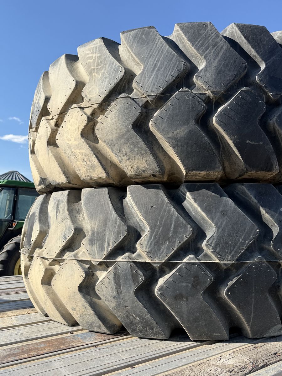 Large Industrial Tires - Heavy Duty Equipment Farm Tractor Tires, Firestone 26.5 R 25 brand new.