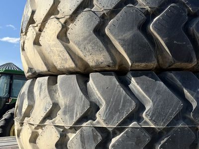 Large Industrial Tires - Heavy Duty Equipment Farm Tractor Tires, Firestone 26.5 R 25 brand new.