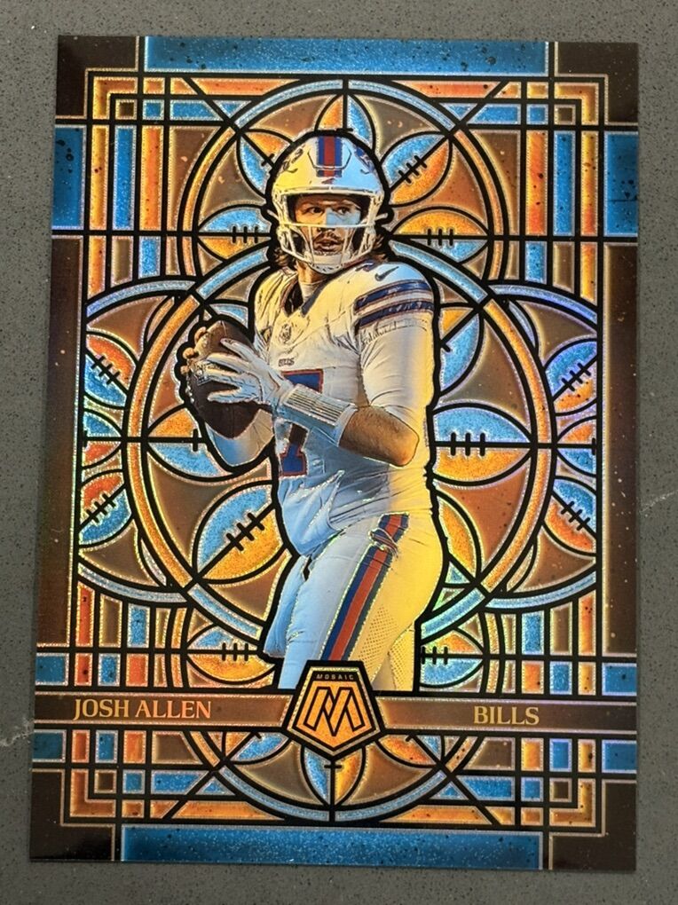 Josh Allen Stained Glass Jumbo Card Case hit