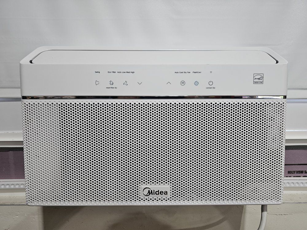 Midea MAW12U1QWT U-Shaped 12,000 BTU 115V Smart Inverter Window Air Conditioner