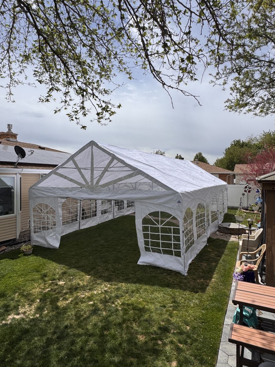 20x40 white tent