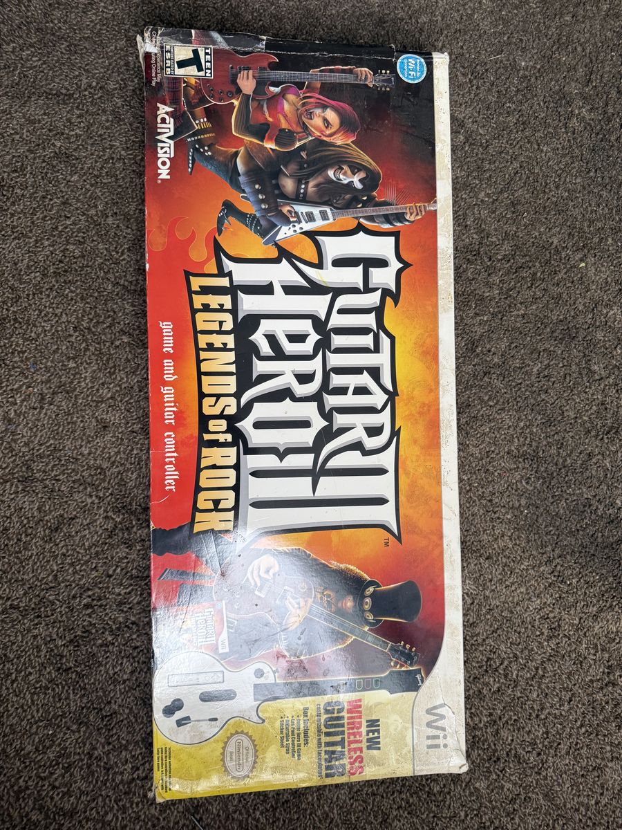 Nintendo Wii Guitar Hero Guitar