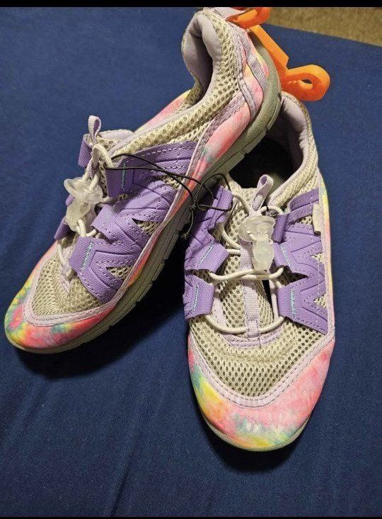 Northside Girls' Brille II Water Shoes Tie-Dye, Purple/Pink, Size 5 - New with Tags