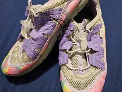 Northside Girls' Brille II Water Shoes Tie-Dye, Purple/Pink, Size 5 - New with Tags