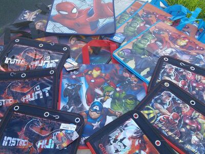 Marvel totes n pencil cases