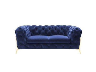 Velvet Tufted Loveseat