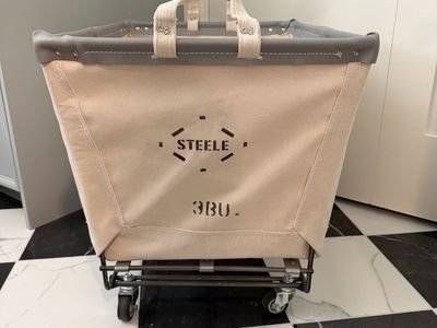 Steele Canvas Basket 3BU Rolling Laundry Hamper