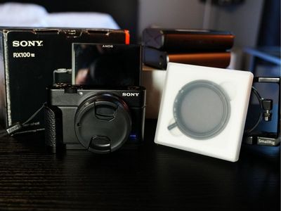 Sony RX100 VII Digital Camera w/ SmallRig Cage, Filters & Leather Cases - Excellent Condition