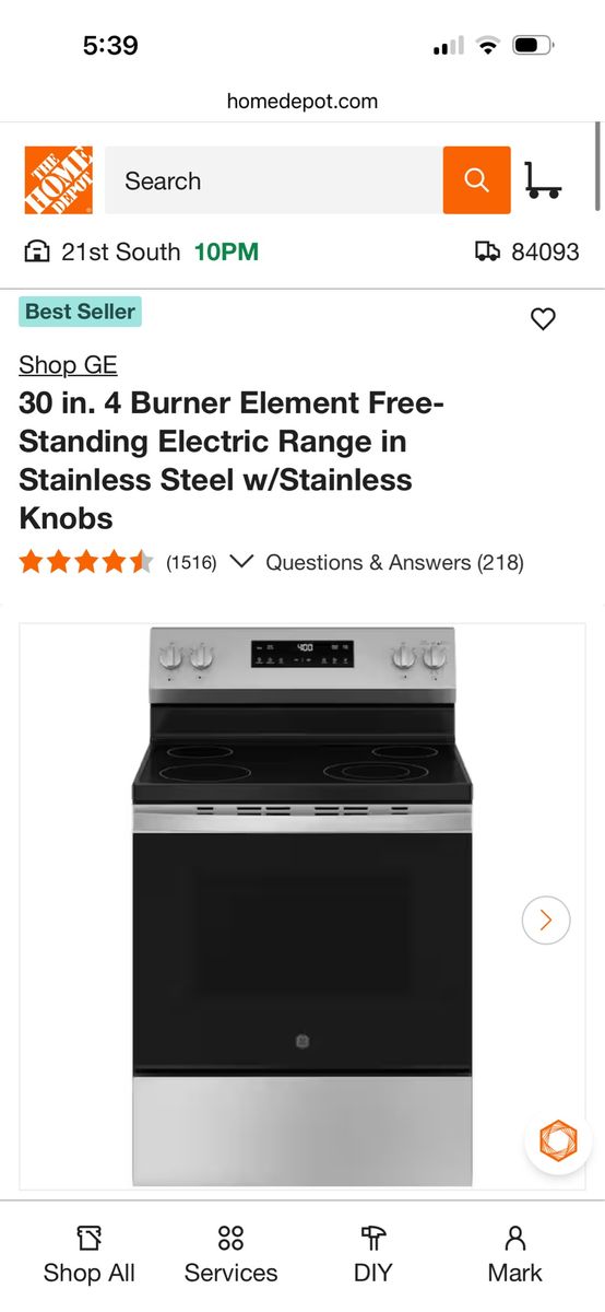 NEW - unopened GE Stainless Steel Kitchen Appliance Package