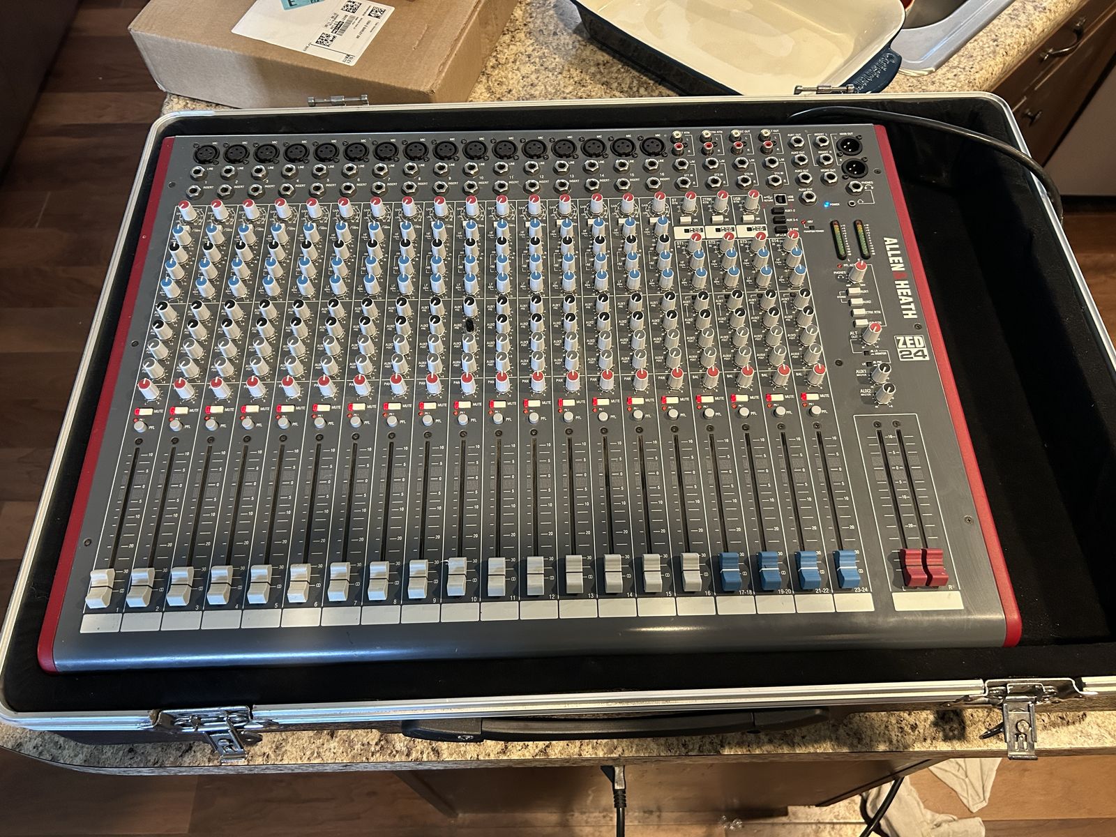 Allen & Heath ZED-24 24-channel Mixer and Gator Case