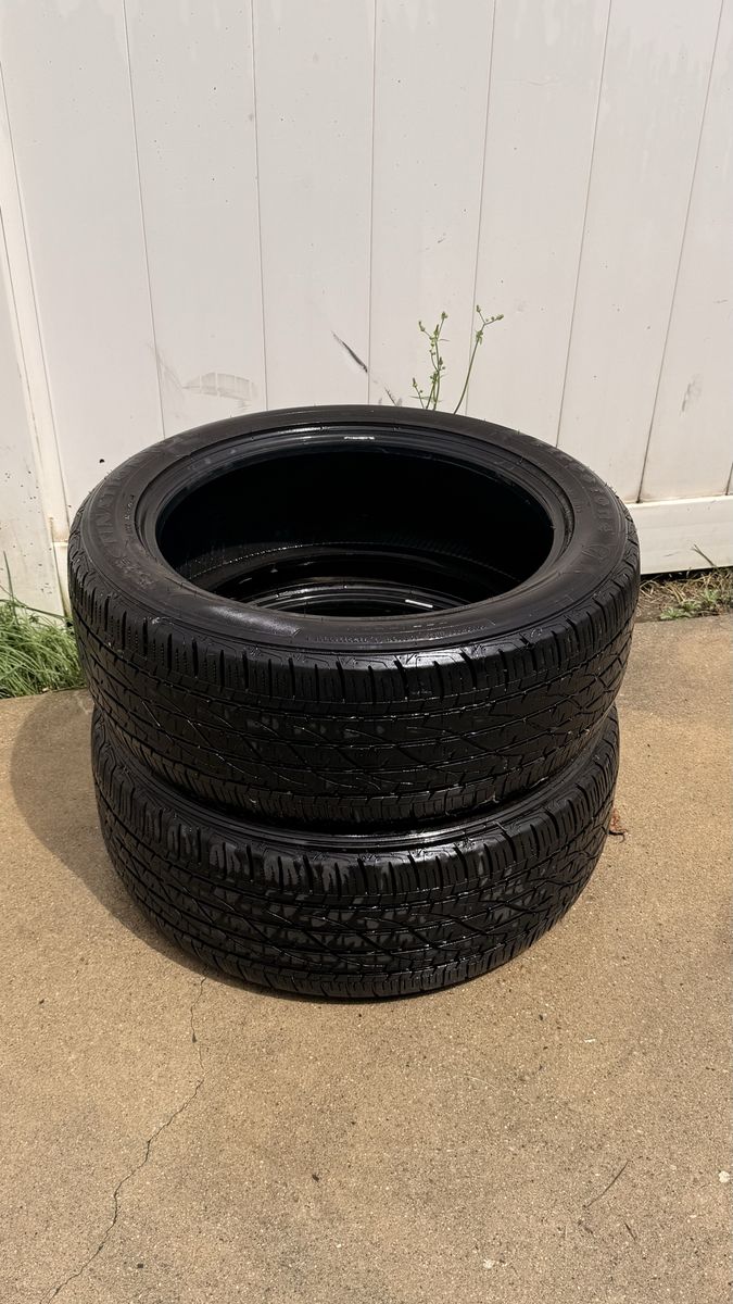 2 Used Tires 235/50/19 - All-Season Tread, Good Condition