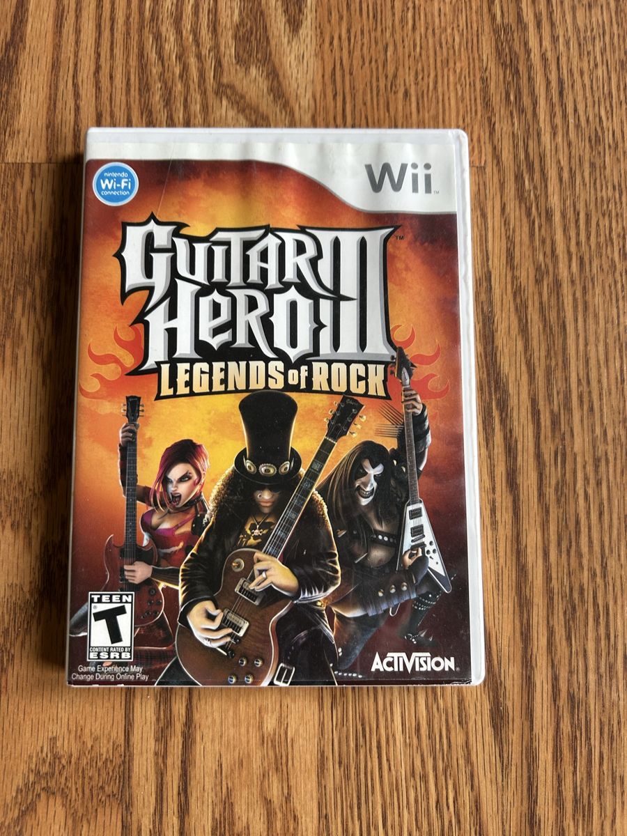Wii Guitar Hero III Legends of Rock