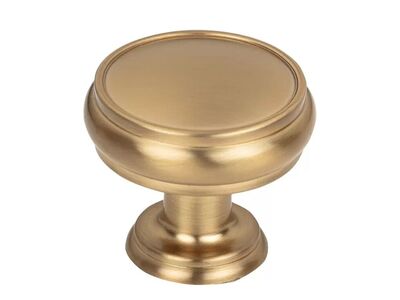 Knobs-(1 3/8” Honey Bronze mushroom knob)