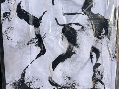 Black and white painting