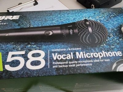 Shure PGA58 Vocal Microphones (6)