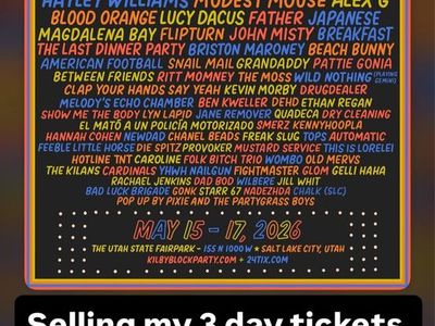 Kilby block party 3 day - GA (willing to trade)