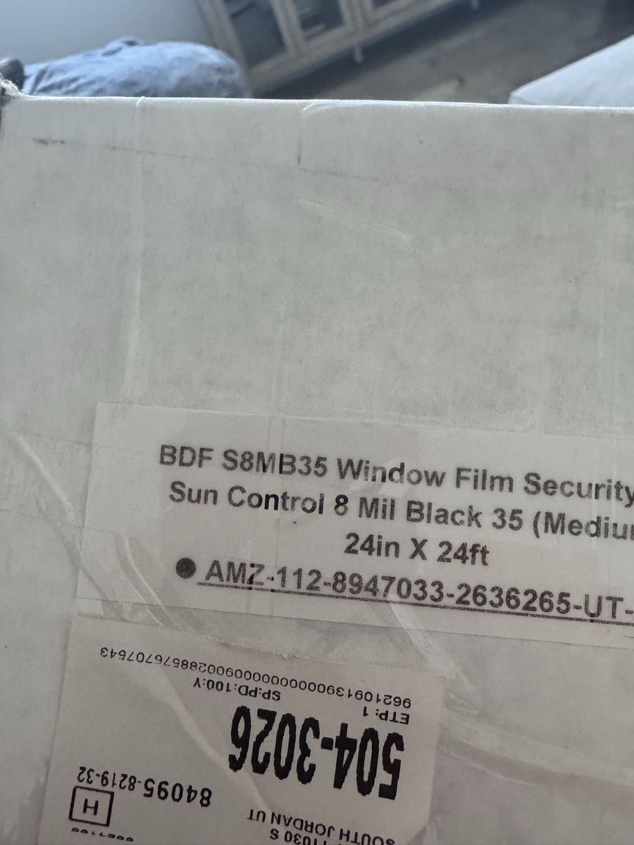 BDF Security & Sun Control Window Film (24in x 24ft)