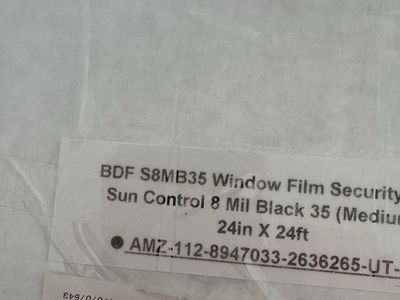 BDF Security & Sun Control Window Film (24in x 24ft)