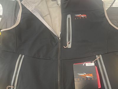 Mens Sitka Windstopper Gore Jetstrean XL Vest