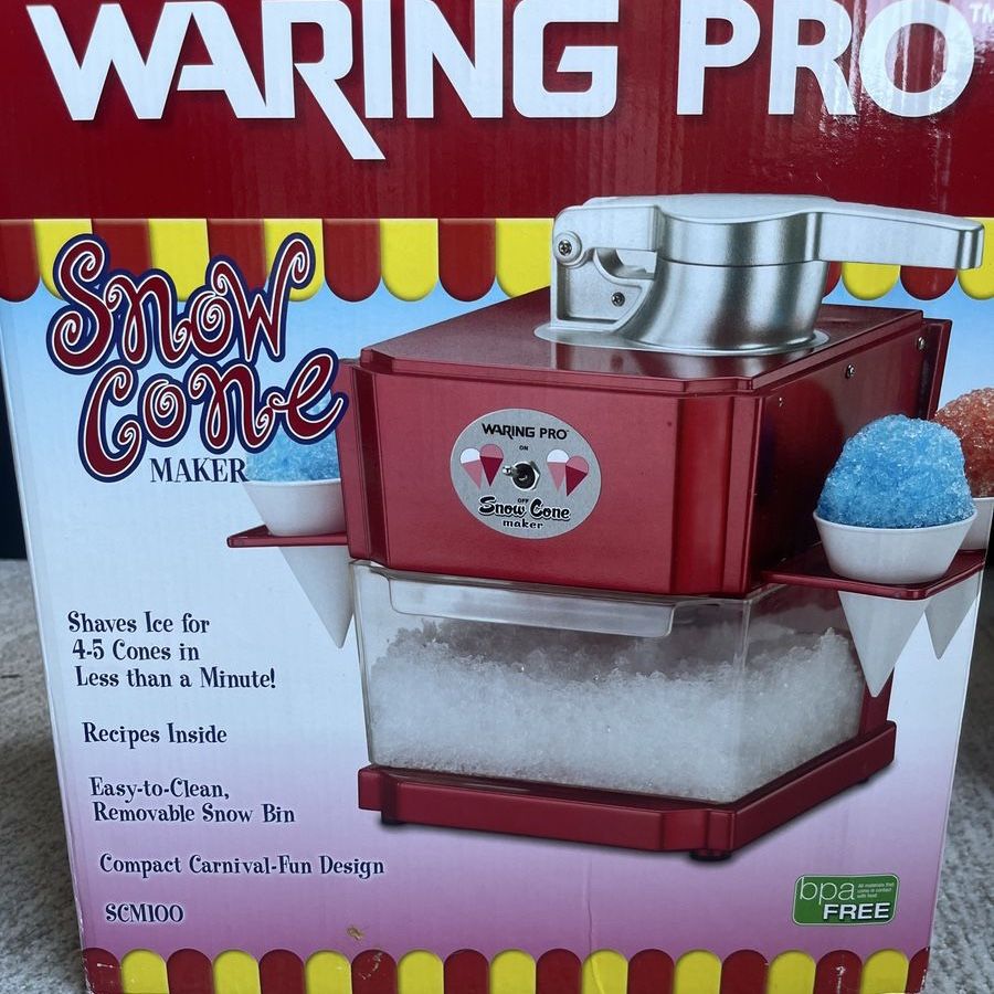 Waring pro snow cone maker