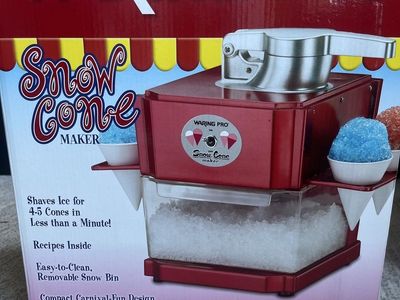 Waring pro snow cone maker