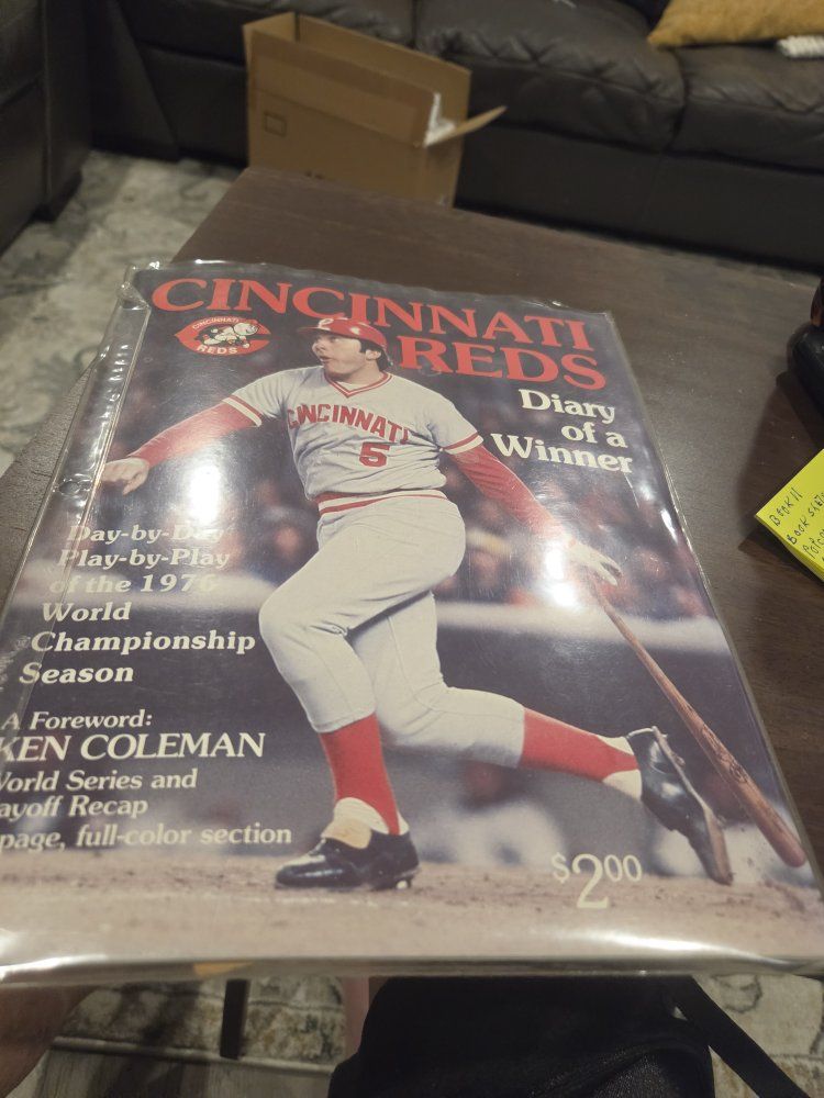 Cincinnati Reds Diary of a Winner 1976 World Championship Season Baseball Book