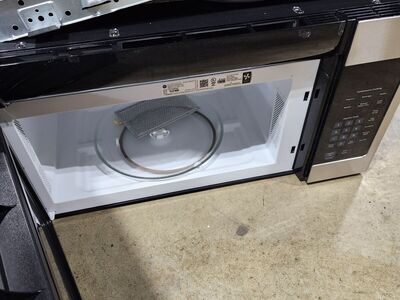 LOW PRICE GUARANTEED! GE STAINLESS STEEL OVER THE RANGE MICROWAVE