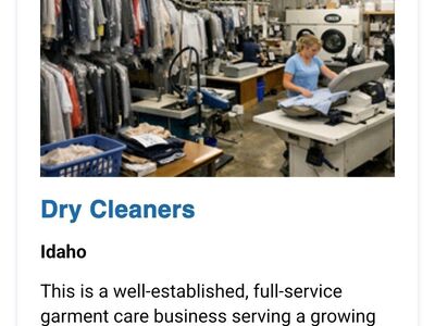 Well-established, full-service garment care biz