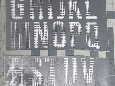 A Makers' Studio Mesh Stencils