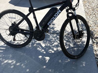 Miclon Cybertrack 100 Electric Bike - Black E-Bike, Minimal Wear