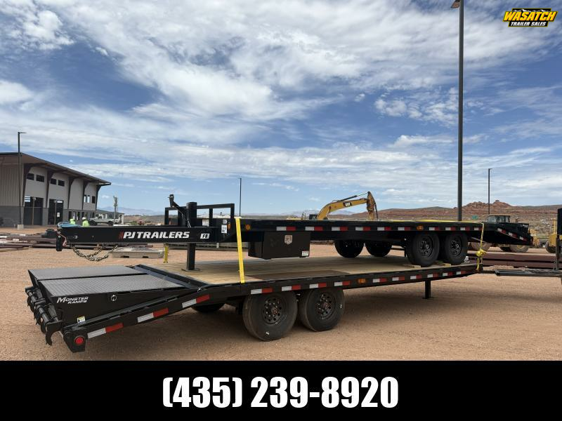PJ Trailers 8.5X24 14K F8 I-BEAM DECKOVER Equipment Trailer