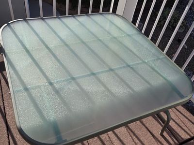 Glass Patio Table