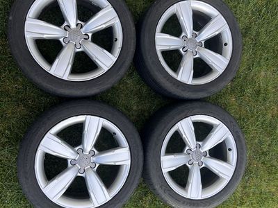 Audi 18x8 5 Spoke Wheels and 245/45/18 Tires