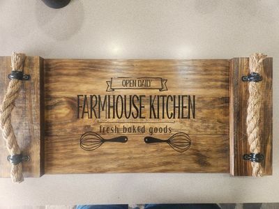 Handmade Rustic serving Trays