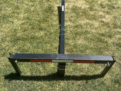 Hitch Mounted Load Extender for Trucks & SUVs - Adjustable, Heavy Duty Steel, Hauling Aid