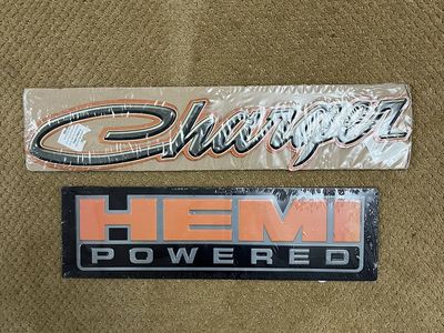 Hemi and Charger - Man Cave Signs