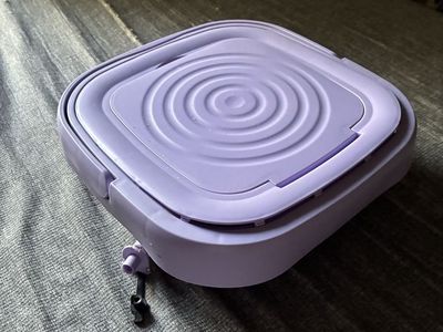 Portable Purple Folding Mini Washing Machine