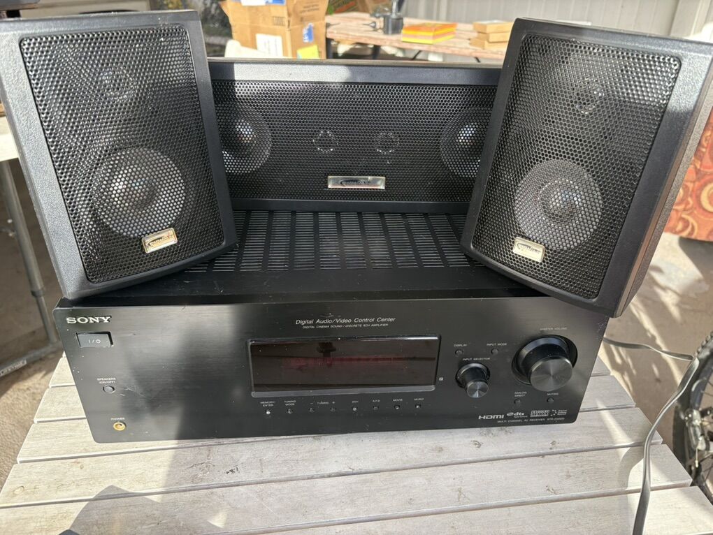 Sony Digital Audio Video Control Center W/speakers