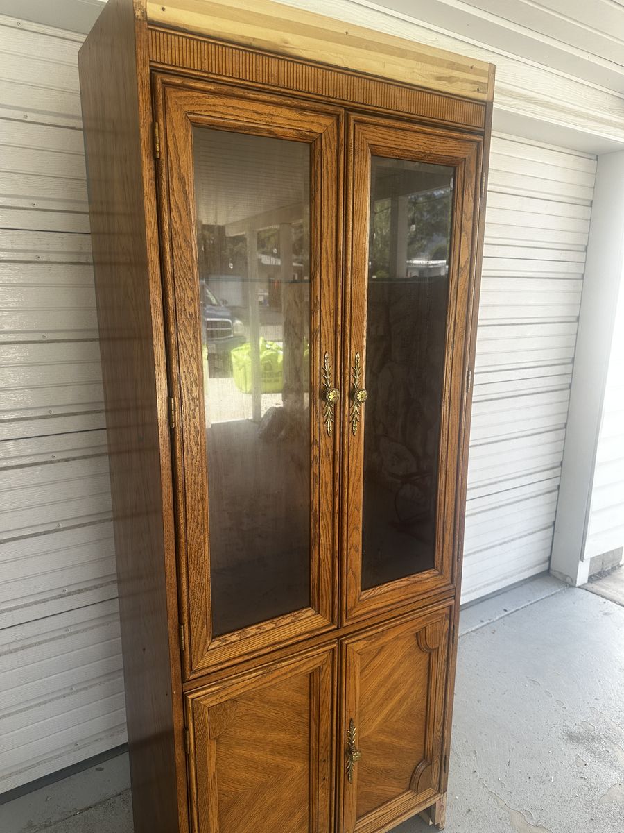 Free antique bookshelf with drawers