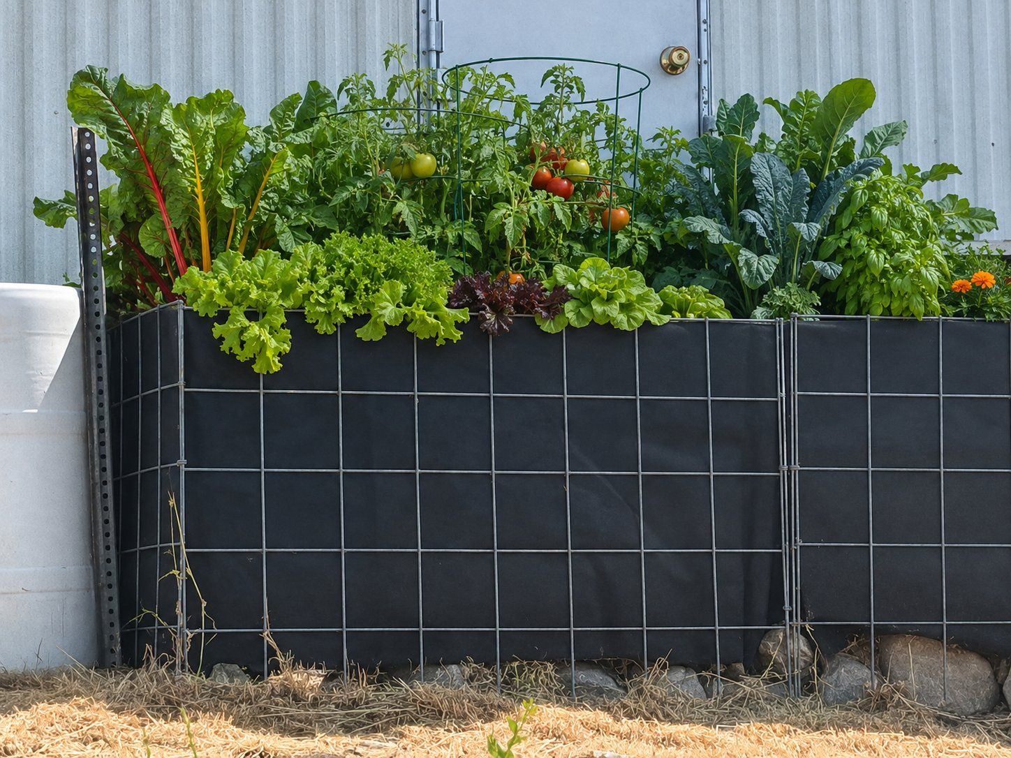 Raised flower beds; planter boxes