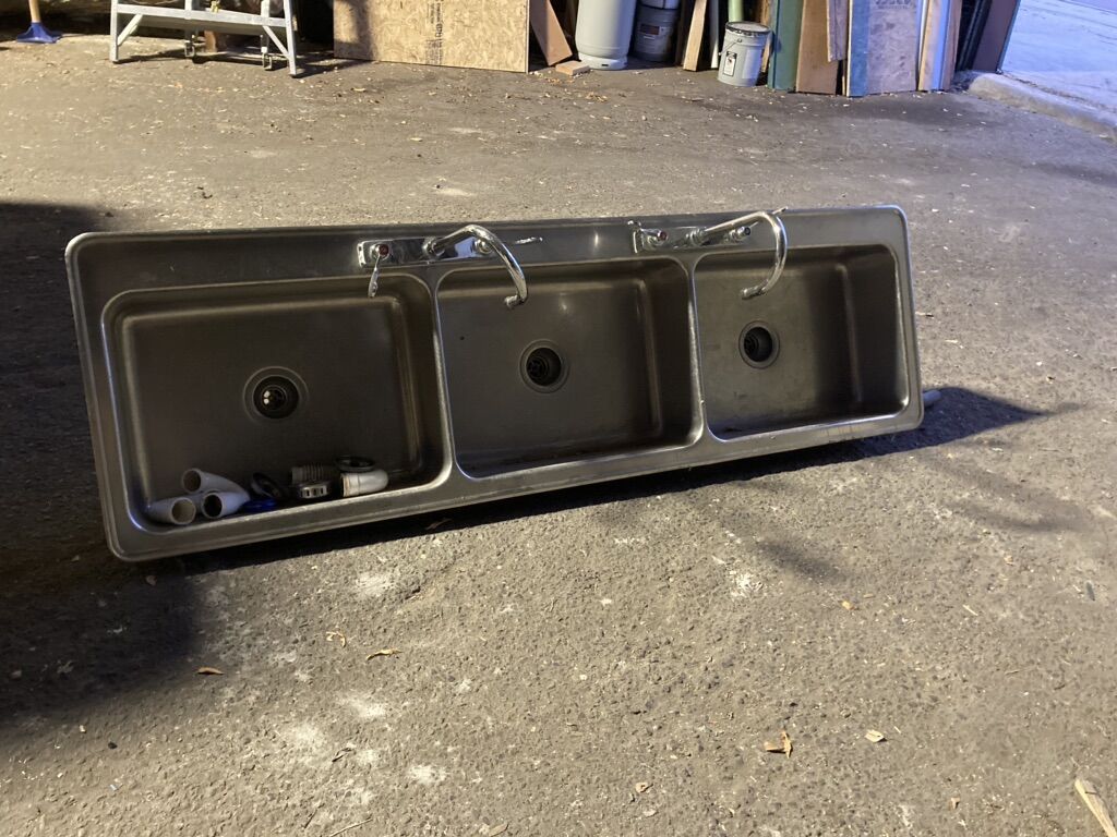 3 Bowl Stainless Steel Sink