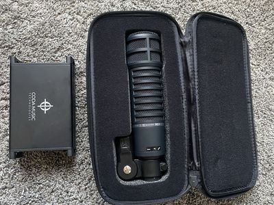 Electro-Voice RE20 Dynamic Broadcast Microphone w/ Cloudlifter CL-1 Mic Activator & Case