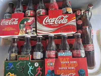 Coca Cola Collectible Mini Bottles about 40 each all for $25