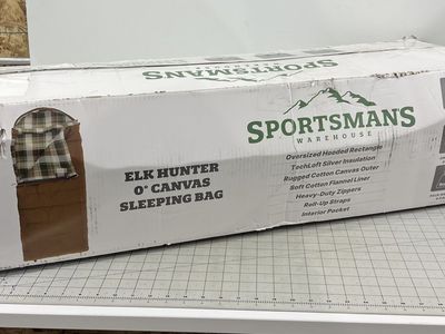 Sportsman's Warehouse Elk Hunter 0F Degree Regular Rectangular Sleeping Bag new