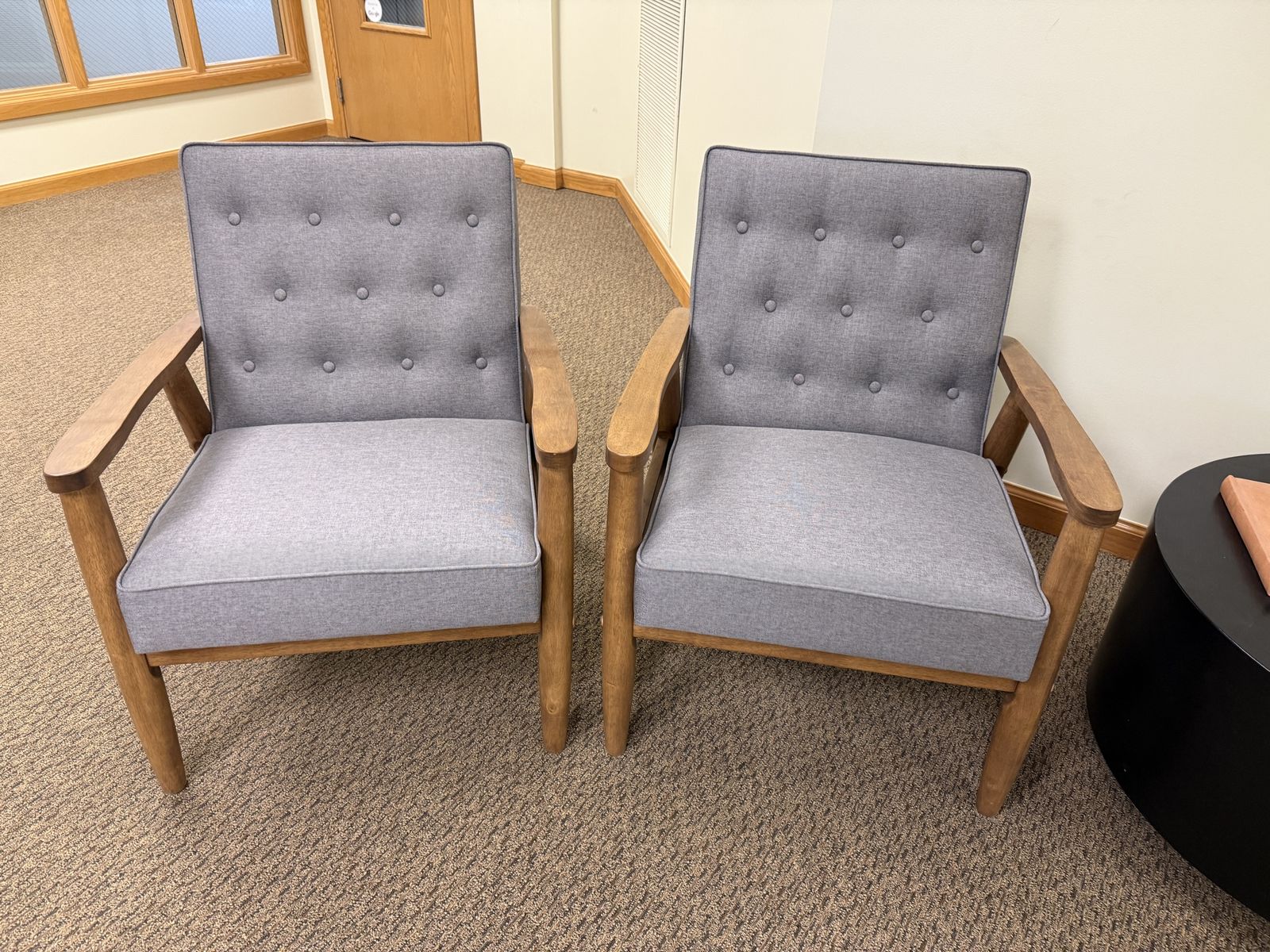 Modern Fabric Lounge Chairs